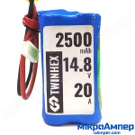 Акумулятор 4S INR363665 2500мАг 14.8В